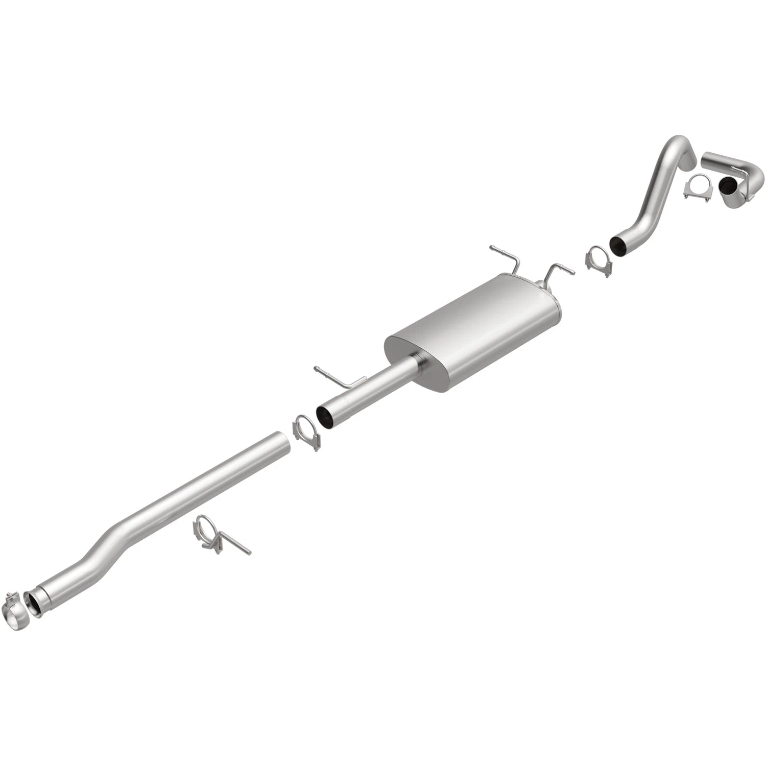 2009-2013 Chevy Silverado 1500 Direct-Fit Replacement Exhaust System 106-0507